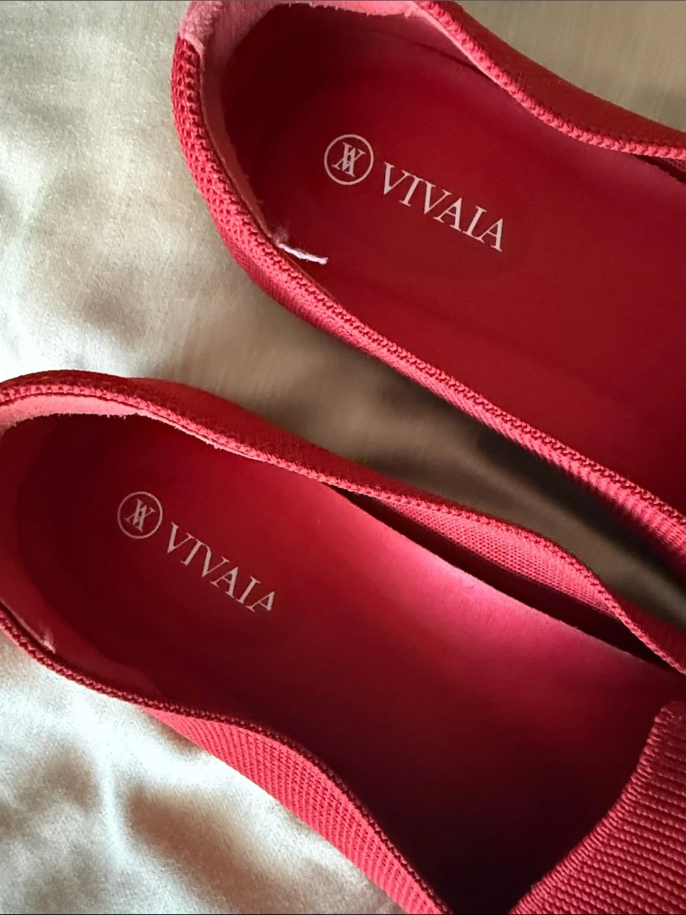 Vivaia Red leopard Cheetah Rounded Toe Audrey Loafers Size 37.5